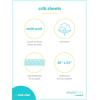 imageSimple Joys by Carters Baby 2Pack Cotton Crib SheetsNavyLight Blue