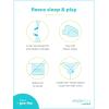 imageSimple Joys by Carters Baby Boys 2Pack Fleece Footed Sleep and PlayBlue AlligatorWhite Giraffe