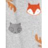 imageSimple Joys by Carters Baby Boys 2Pack Fleece Footed Sleep and PlayGrey Forest AnimalsOlive Tiger
