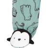imageSimple Joys by Carters Baby Boys 2Pack Fleece Footed Sleep and PlayRust StripeSpruce Green Forest Animals