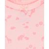 imageSimple Joys by Carters Baby Girls 3Pack Cotton Sleeper GownBlue DucksPink AnimalWhite Floral