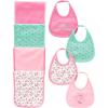 imageSimple Joys by Carters Baby 8pack Burp Cloth and Bib Set