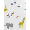 imageSimple Joys by Carters Baby 3Pack Snapup RompersAqua Blue Forest AnimalsGrey Mini StripeWhite
