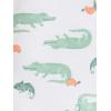 imageSimple Joys by Carters Baby Boys 6Pack ShortSleeve BodysuitAlligatorDinosaurStripeTrucks