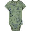 imageSimple Joys by Carters Baby Boys 6Pack ShortSleeve BodysuitMulticolorAlligatorForest AnimalsStripe