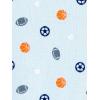 imageSimple Joys by Carters Baby Boys 6Pack ShortSleeve BodysuitMulticolorDinosaurSportsStripe