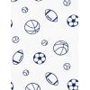 imageSimple Joys by Carters Baby Boys 6Pack ShortSleeve BodysuitMulticolorDogsMini StripeSports Pack