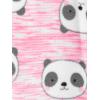 imageSimple Joys by Carters Baby Girls Fleece Footed Sleep and Play Pack of 2Pink Heather PandaWhite Hearts