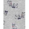 imageSimple Joys by Carters Boys 3Pack Long Sleeve ShirtsGrey DogsNavyRed Double Stripe