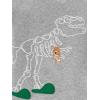 imageSimple Joys by Carters Boys and Toddlers 4Piece Pajama Set Cotton Top ampamp Fleece BottomDinosaur
