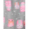 imageSimple Joys by Carters Girls 2Pack Fleece NightgownsGreyPink Owl