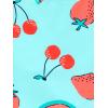 imageSimple Joys by Carters Girls 3Piece Assorted Rashguard SetsOrange Sea LifeRed FruitStripe