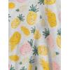 imageSimple Joys by Carters Girls ShortSleeve and Sleeveless Dress Sets Pack of 2Grey PineappleMustard Yellow Flowers
