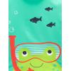 imageSimple Joys by Carters Toddlers and Baby Boys Swimsuit Trunk and Rashguard SetFrogs