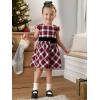 imageSimple Joys by Carters Toddlers and Baby Girls 2Piece Special Occasion Dress and Cardigan SetBlackRed Plaid