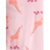imageSimple Joys by Carters Toddlers and Baby Girls LooseFit Polyester Jersey Footed Pajamas Pack of 3CactusGiraffeRainbow