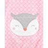 imageSimple Joys by Carters babygirls 3pack Snapup RompersLight PinkLilac DotsWhite Unicorn