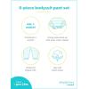 imageSimple Joys by Carters babygirls 6piece Bodysuits Short and Long Sleeve and Pants SetMulticolorBunnyDotsText Print