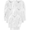 imageSimple Joys by Carters Baby 5Pack Sidesnap LongSleeve ShirtWhite