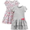 Grey Hearts/White Floral
