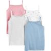 imageSimple Joys by Carters Girls and Toddlers Tank Tops Pack of 4PinkBlue Heather