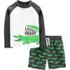 Black Crocodile Print