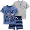 Blue Chomp/Grey Shark/Stripe
