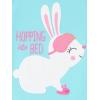 imageSimple Joys by Carters Babies Toddlers and Girls 6Piece SnugFit Cotton Pajama Set Pack of 3Blue BunnyPink DotsWhite Forest Animals