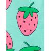 imageSimple Joys by Carters Babies Toddlers and Girls 6Piece SnugFit Cotton Pajama Set Pack of 3Green StrawberriesNavyPink FlamingoRose Llama Print