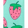 imageSimple Joys by Carters Babies Toddlers and Girls 6Piece SnugFit Cotton Pajama Set Pack of 3Green StrawberriesPink FlamingoRose Llama PrintNavy