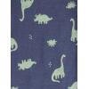 imageSimple Joys by Carters Boys 6Piece Snug Fit Cotton Pajama SetGreen StripeGrey HeatherIndigo Wash Dinosaur