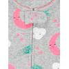 imageSimple Joys by Carters Girls 3Pack Snug Fit Footless Cotton PajamasBallerinaMoonBee