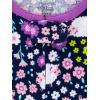imageSimple Joys by Carters Girls 3Pack Snug Fit Footless Cotton PajamasSweetsFloralKitty