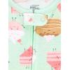 imageSimple Joys by Carters Girls 3Pack Snug Fit Footless Cotton PajamasSweetsFloralKitty