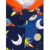 imageSimple Joys by Carters Kids 3Pack Snug Fit Footless Cotton PajamasNavy SpaceRust StripeTurquoise Green Dogs