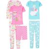 Blue Bunny/Pink Dots/White Forest Animals