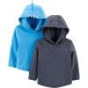 imageSimple Joys by Carters Boys 2Pack Assorted Rashguard SetsNavyShark