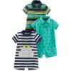 Green Dinosaur/Navy Stripe/Yellow Stripe