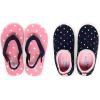 imageSimple Joys by Carters Girls Kimmie Kaia Aqua Set SandalNavyPink Dots
