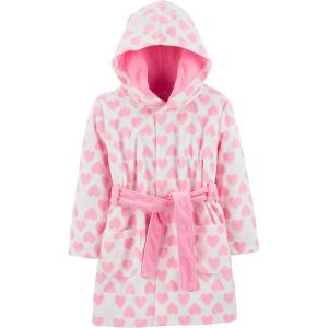 imageSimple Joys by Carters Toddlers and Baby Girls Hooded Sleeper RobePink Hearts