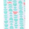 imageSimple Joys by Carters Girls 3Pack Snug Fit Footed Cotton PajamasLight Purple SwanMint Green TurtleOrange Floral