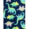 imageSimple Joys by Carters Toddlers and Baby Boys LooseFit Flame Resistant Fleece Footed Pajamas Pack of 3Grey ConstructionNavy DinosaurOrange Stripe