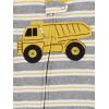 imageSimple Joys by Carters Toddlers and Baby Boys SnugFit Footed Cotton Pajamas Pack of 3Black MonsterBlue DinosaurGrey Stripe