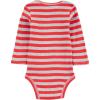 imageSimple Joys by Carters Unisex Babies LongSleeve BodysuitBlueGrey TrucksRed Stripe