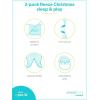 imageSimple Joys by Carters unisexbaby In 2pk Fleece Snp Santa TreesBuffalo CheckForest Animals