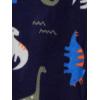 imageSimple Joys by Carters babyboys 2pack Fleece Footed Sleep and PlayBaby and Toddler SleepersBlue DinosaurGrey Stripe