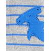 imageSimple Joys by Carters babyboys 2pack Fleece Footed Sleep and PlayBaby and Toddler SleepersBlue DinosaurGrey Stripe