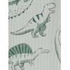 imageSimple Joys by Carters Boy 3pack Jumpsuits Dino Blue Stripe 36M