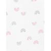 imageSimple Joys by Carters babygirls 3pack Cotton Sleeper GownLight Pink BunnyWhite RainbowElephants