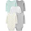 Aqua Green/Grey Heather/White Giraffe/Sheep/Stripe